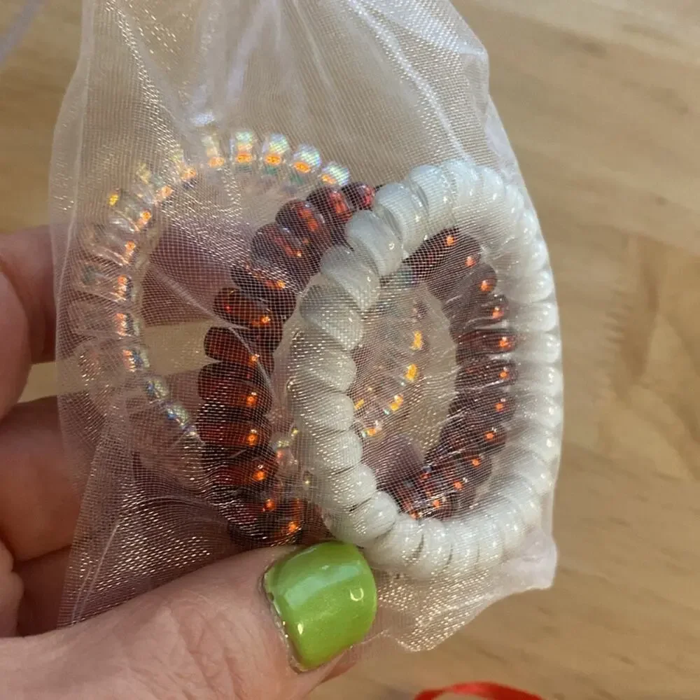Colorful Spiral Hair Ties Set